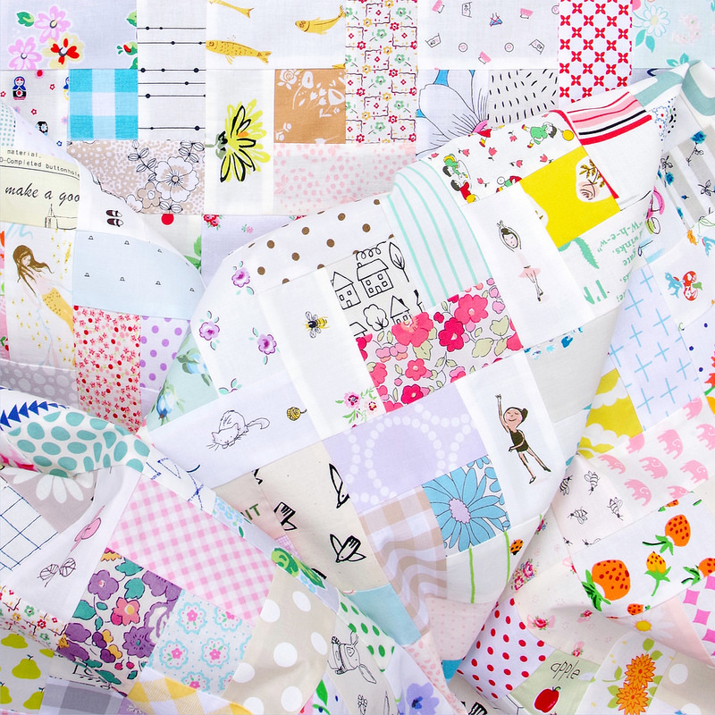 Bright Hopes Quilt Work in Progress and Tutorial Red Pepper Quilts